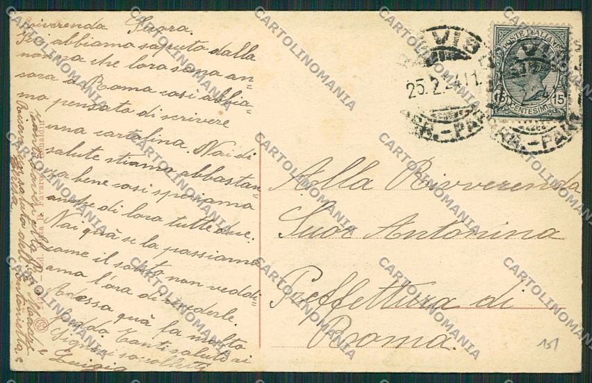 Treviso Città Stazione Ferroviaria cartolina ZC1482 – retro