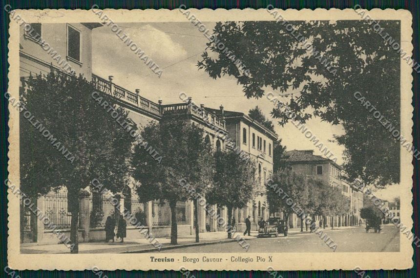 Treviso Città Collegio Pio X Alterocca ABRASA cartolina ZC1573 – fronte