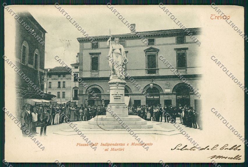Treviso Città Monumento ai Martiri STRAPPINI cartolina ZC1575 – fronte