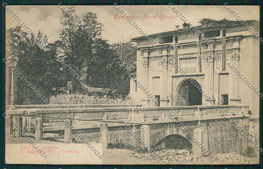 Treviso Città Porta Cavour cartolina ZC1616 – fronte