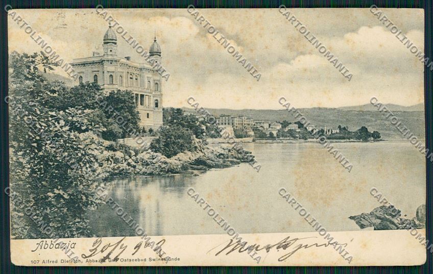 Croazia Abbazia cartolina ZC1655 – fronte