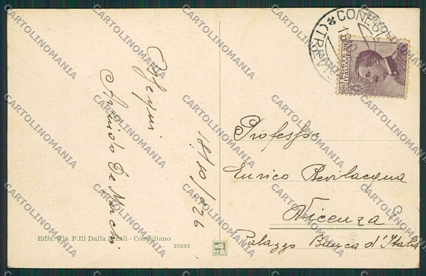 Treviso Conegliano cartolina ZC1671 – retro
