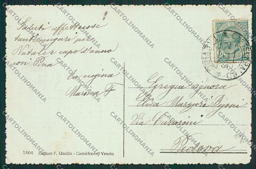 Treviso Castelfranco Veneto cartolina ZC1699 – retro