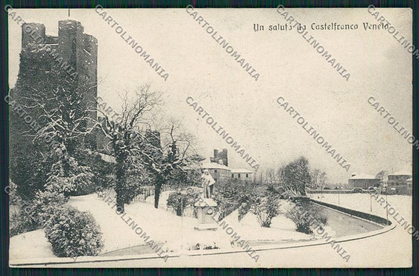 Treviso Castelfranco Veneto Nevicata cartolina ZC1701 – fronte