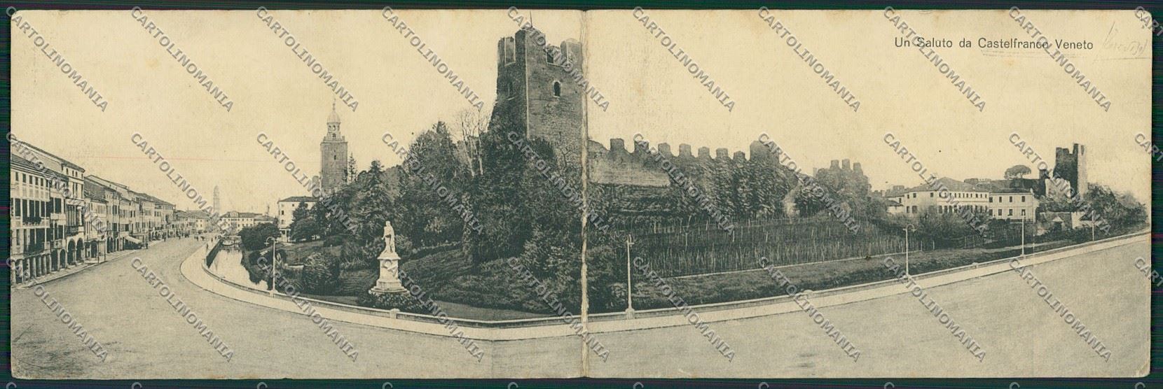 Treviso Castelfranco Veneto Doppia cartolina ZC1718 – fronte