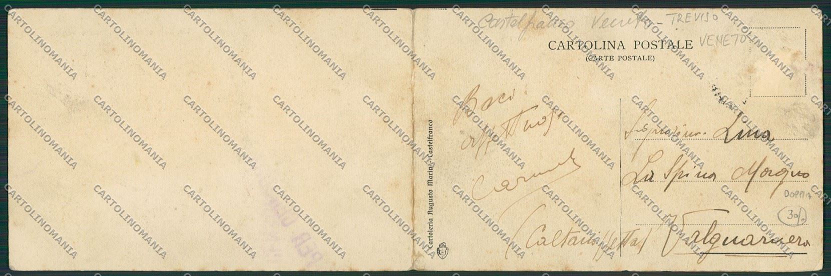 Treviso Castelfranco Veneto Doppia cartolina ZC1718 – retro