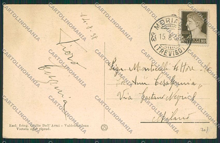Belluno Fener cartolina ZC1719 – retro
