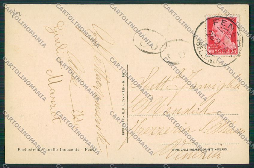 Belluno Fener cartolina ZC1721 – retro