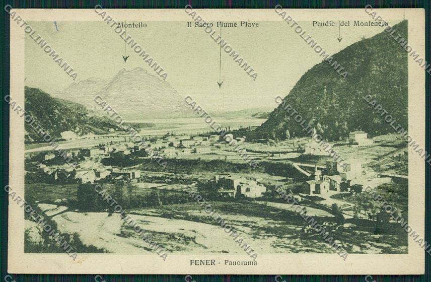 Belluno Fener cartolina ZC1724 – fronte