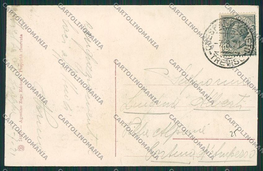 Treviso Crespano del Grappa cartolina ZC1733 – retro