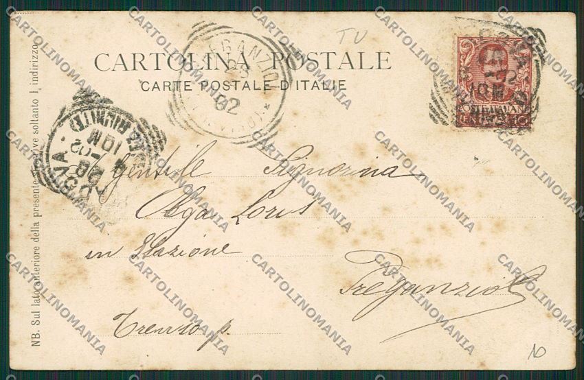 Treviso Asolo MACCHIE cartolina ZC1762 – retro