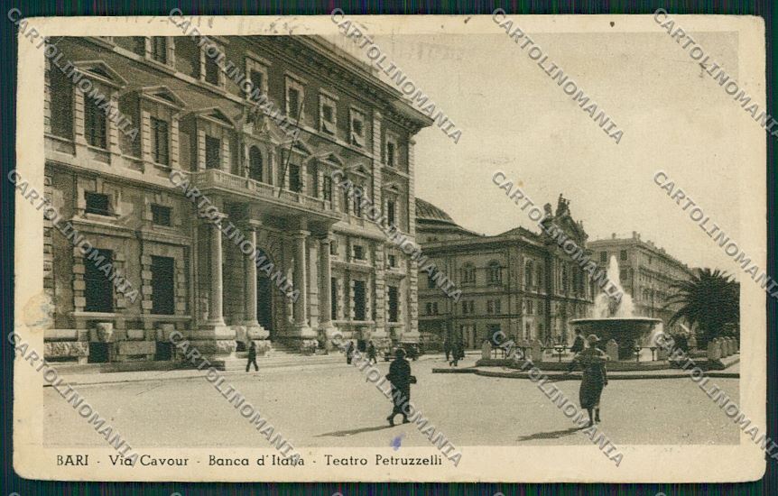 Bari Città Banca d'Italia PIEGA cartolina ZC1801 – fronte