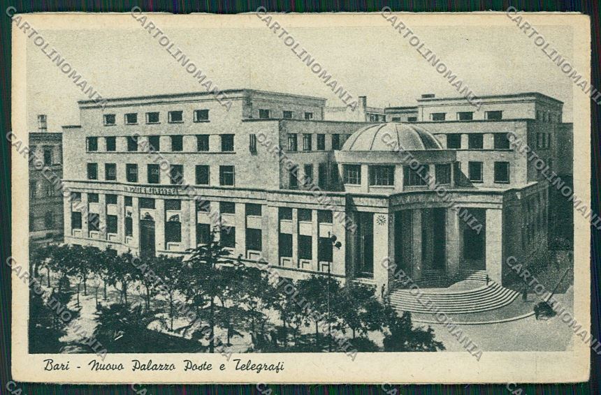 Bari Città Palazzo Poste e Telegrafi cartolina ZC1817 – fronte