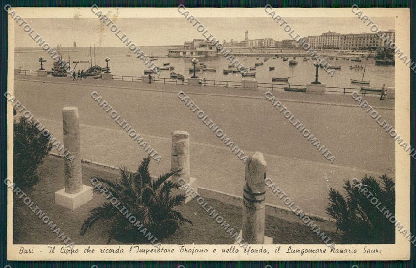 Bari Città Cippo Imperatore Traiano cartolina ZC1832 – fronte