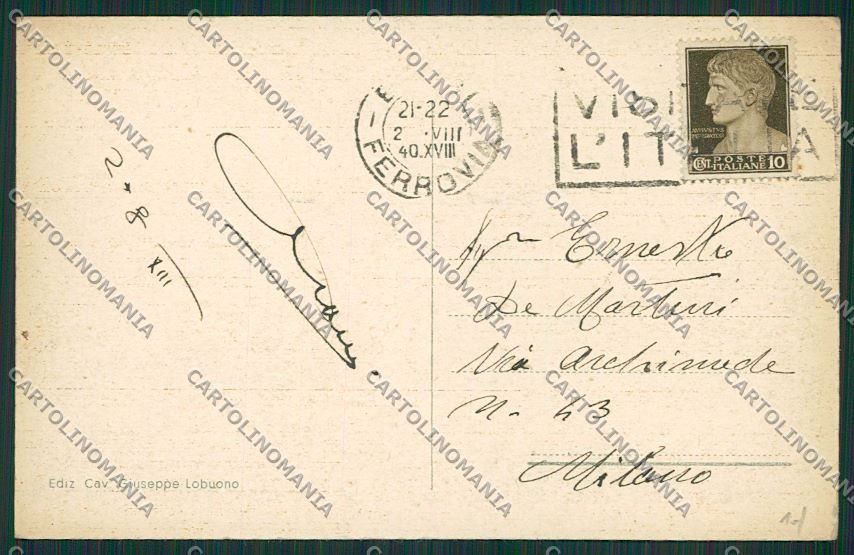 Bari Città cartolina ZC1835 – retro