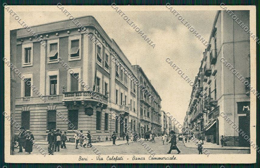 Bari Città Banca Commerciale cartolina ZC1897 – fronte