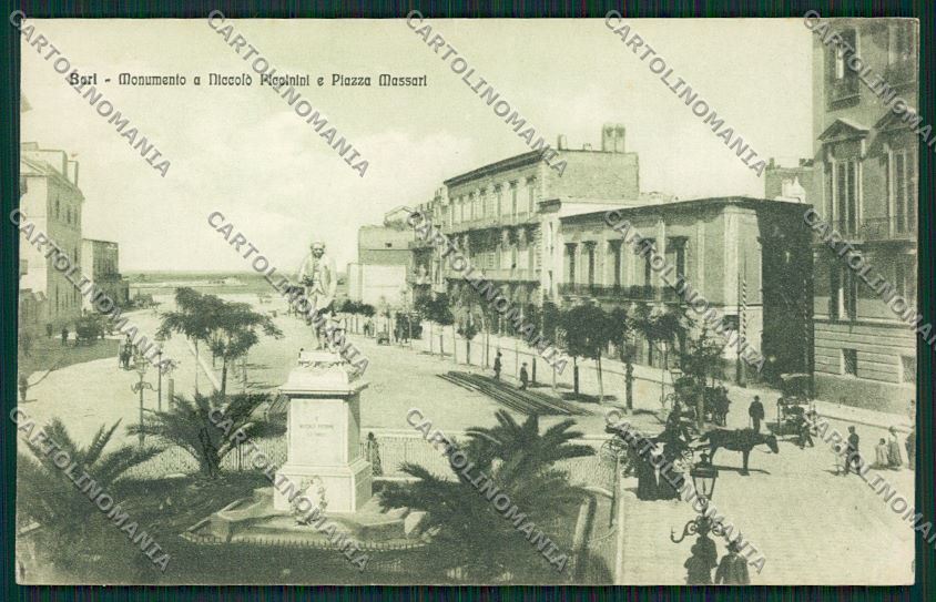 Bari Città Monumento Nicolò Piccinini cartolina ZC1902 – fronte