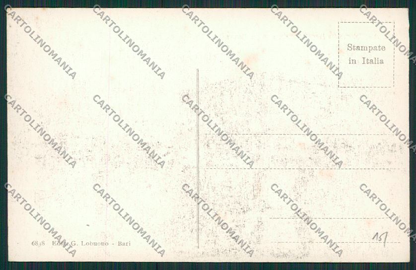 Bari Città Monumento Nicolò Piccinini cartolina ZC1902 – retro