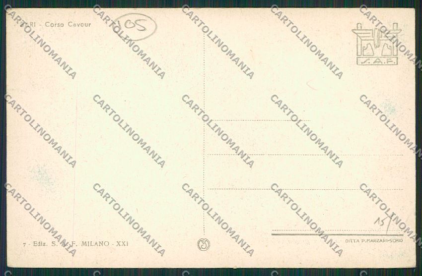 Bari Città cartolina ZC1934 – retro