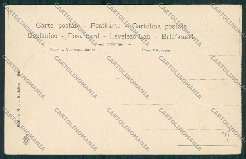 Bari Città Prefettura cartolina ZC1943 – retro