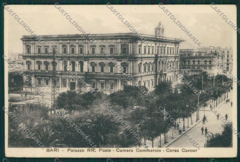 Bari Città Camera di Commercio Posta e Telegrafi cartolina ZC1949 – fronte