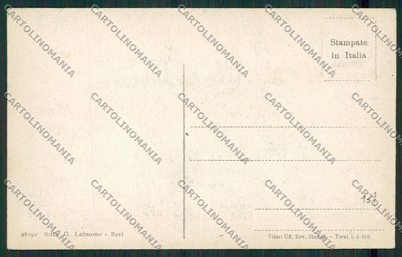 Bari Città cartolina ZC1953 – retro
