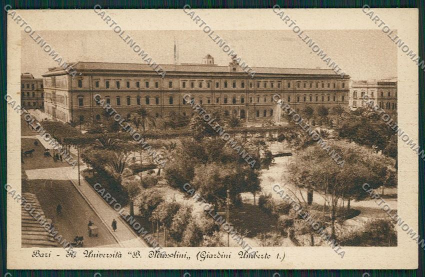 Bari Città Regia Università Benito Mussolini cartolina ZC1964 – fronte