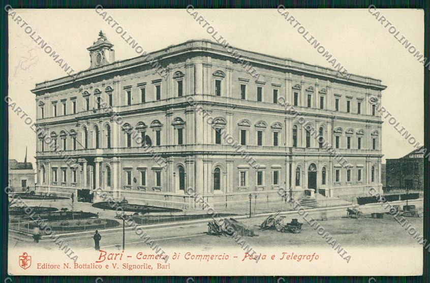 Bari Città Camera di Commercio Posta e Telegrafi cartolina ZC1981 – fronte