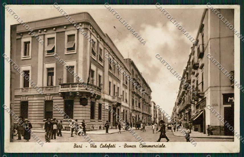 Bari Città Banca Commerciale Foto cartolina ZC1996 – fronte