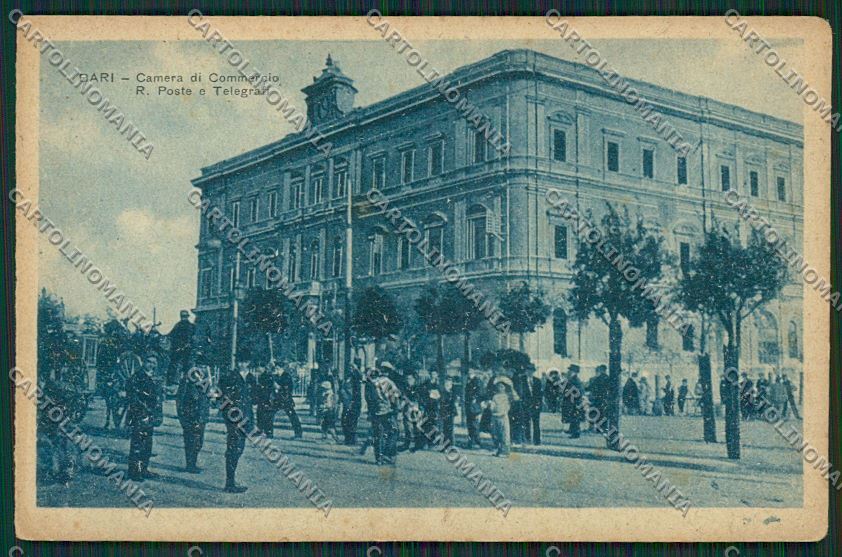 Bari Città Camera di Commercio Posta e Telegrafi cartolina ZC2022 – fronte
