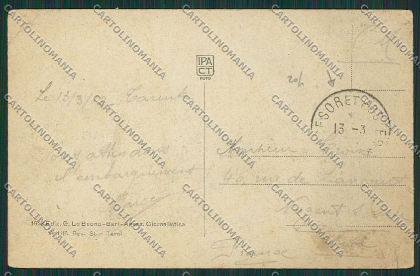 Bari Città cartolina ZC2023 – retro