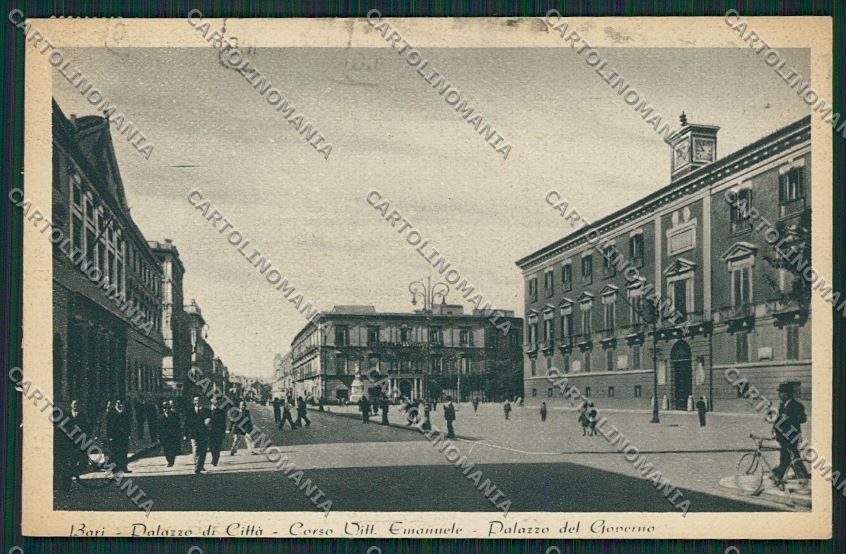 Bari Città Palazzo del Governo cartolina ZC2040 – fronte
