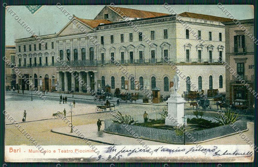 Bari Città Municipio cartolina ZC2041 – fronte