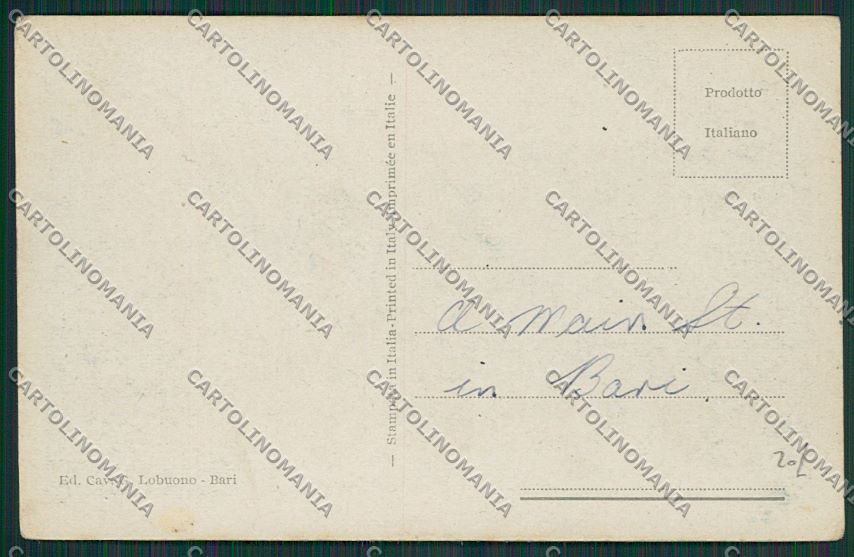 Bari Città cartolina ZC2098 – retro