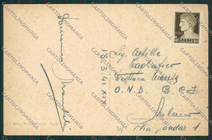 Bari Città cartolina ZC2105 – retro