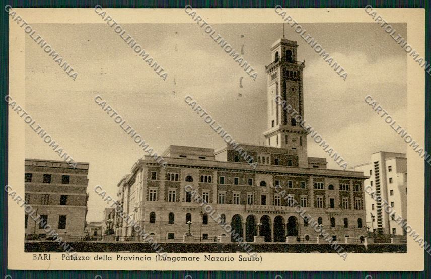 Bari Città Palazzo della Provincia cartolina ZC2116 – fronte