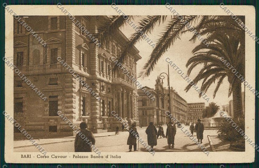 Bari Città Banca d'Italia STRAPPINO cartolina ZC2117 – fronte