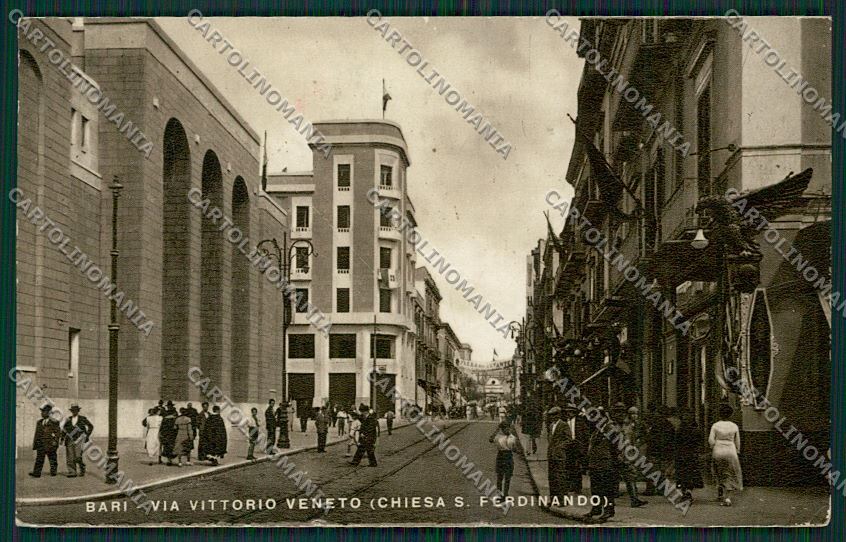 Bari Città PIEGHINE Foto cartolina ZC2124 – fronte