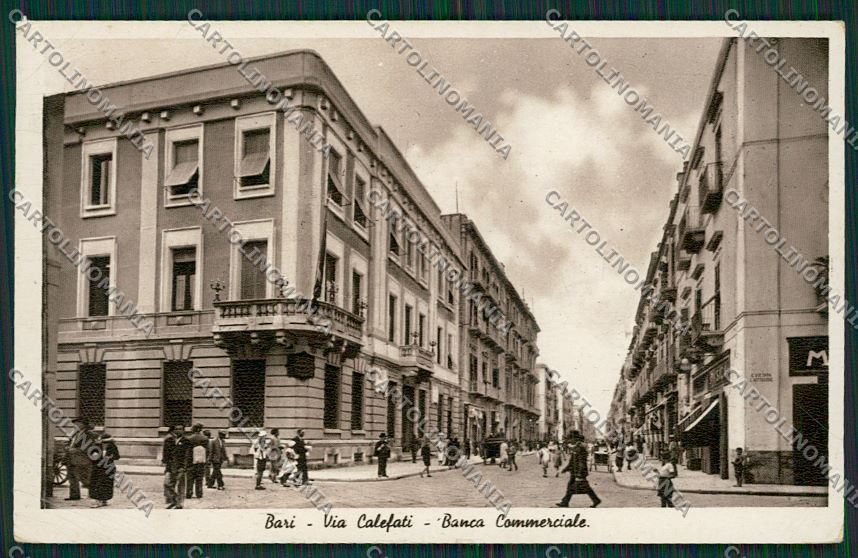 Bari Città Banca Commerciale Foto cartolina ZC2127 – fronte