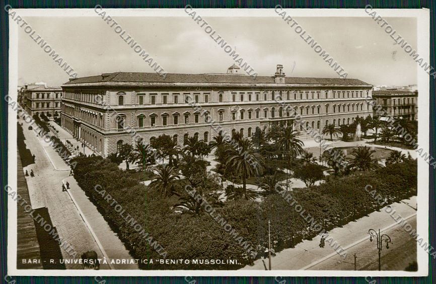 Bari Città Università Adriatica Benito Mussolini Foto cartolina ZC2128 – fronte