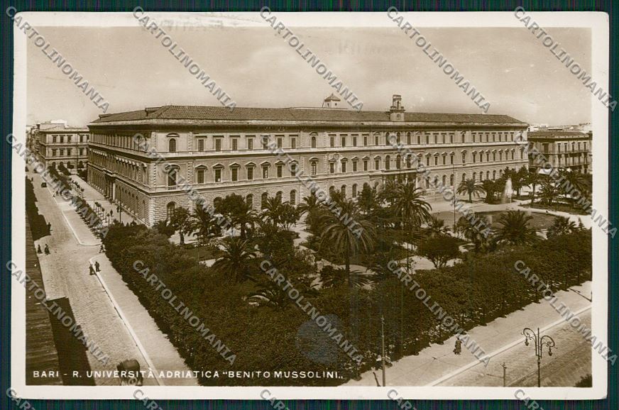 Bari Città Università Adriatica Benito Mussolini Foto cartolina ZC2153 – fronte