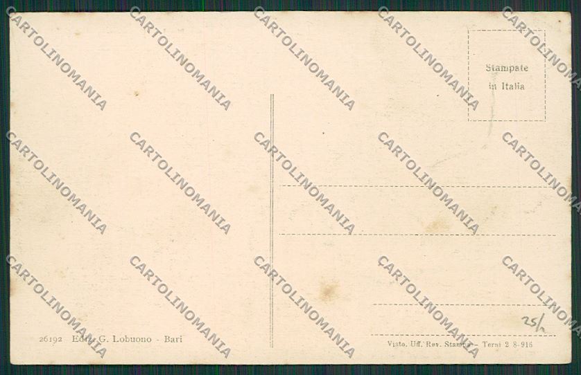 Bari Città cartolina ZC2158 – retro