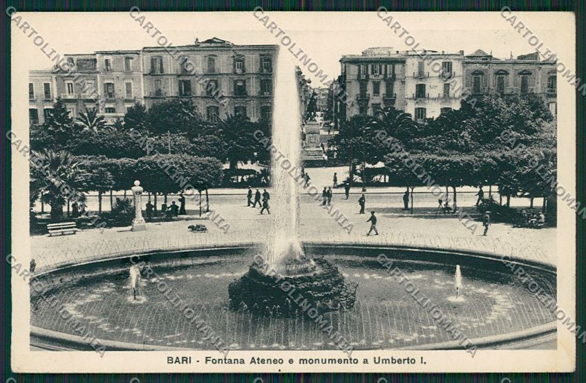 Bari Città Monumento Umberto I cartolina ZC2173 – fronte