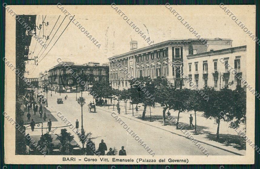 Bari Città Palazzo del Governo cartolina ZC2182 – fronte