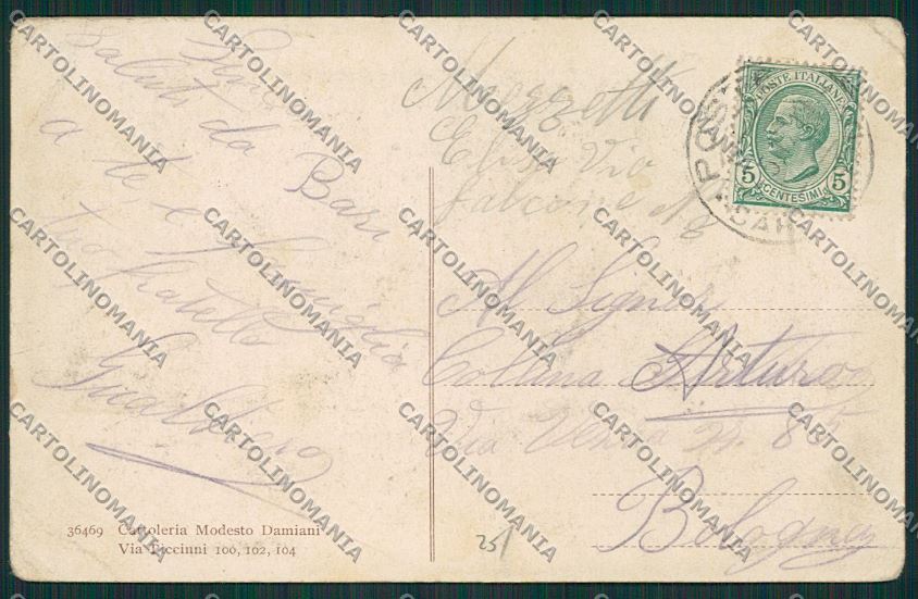 Bari Città SCOLLATA cartolina ZC2188 – retro