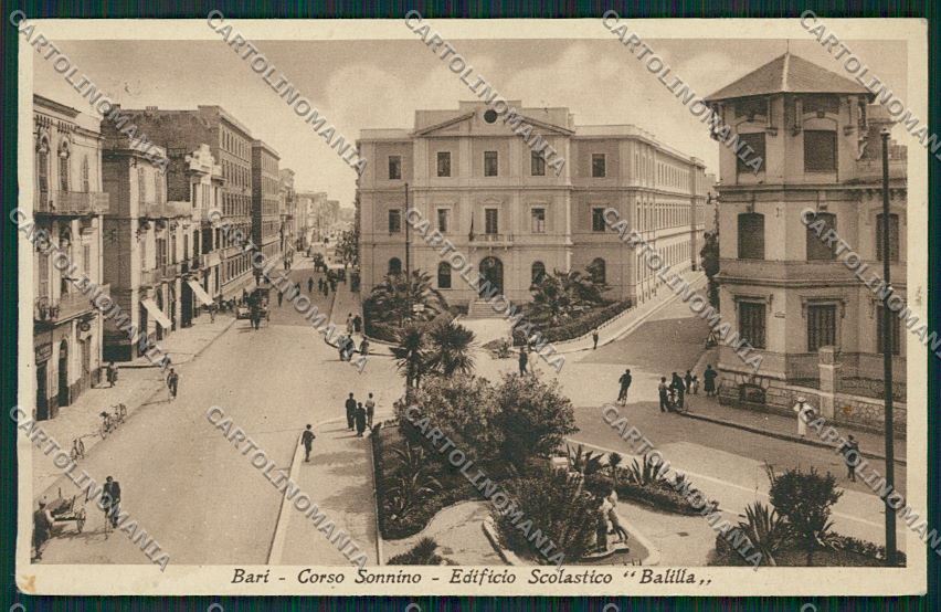 Bari Città Edificio Scolastico Balilla cartolina ZC2224 – fronte
