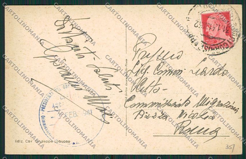 Bari Città Banca Commerciale cartolina ZC2232 – retro