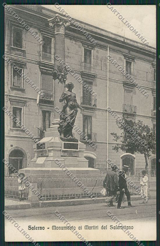 Salerno Città Monumento ai Martiri del Salernitano cartolina ZC2258 – fronte