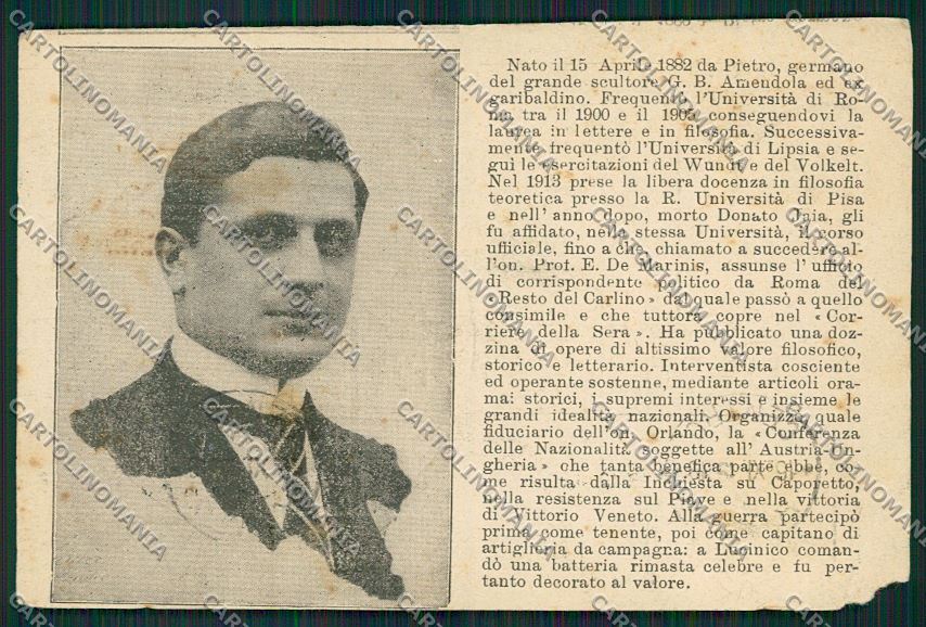 Salerno Città Politica FORO STRAPPO PIEGHINA cartolina ZC2259 – fronte