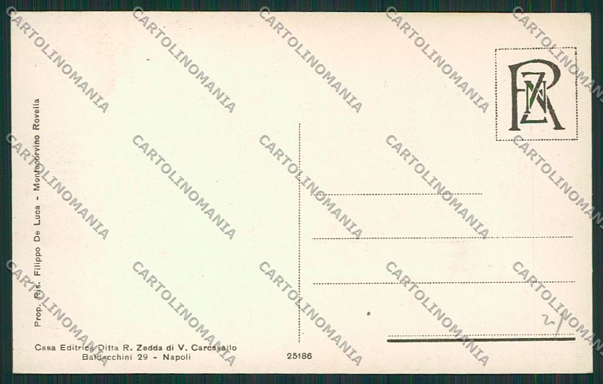Salerno Montecorvino Rovella cartolina ZC2265 – retro